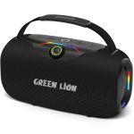 Wave 50 Portable Speaker (50W, 8000mAh) with RGB Lights & TWS Function - Black