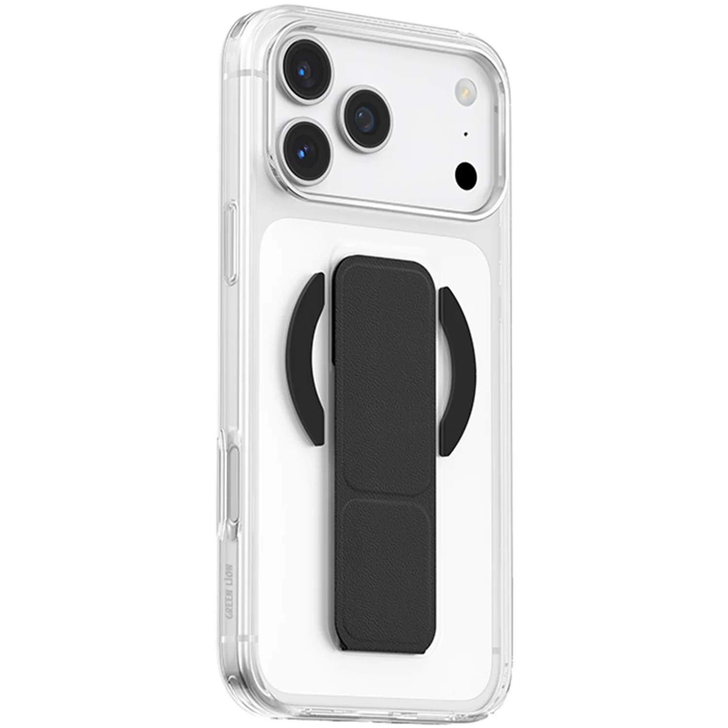 iPhone 18 Pro Max MagSafe Case, Leather Hand Grip - Black iPhone 18 Pro Max MagSafe Case, Leather Hand Grip - Black - تصویر 1