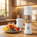 Juicer GNCOLPJUCRWH - Collapsible, Portable, 500ML - White - تصویر 2