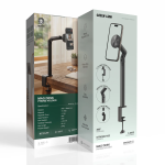 Mag Desk Phone Holder 360° MagSafe Compatible with C-Clamp Base - Black - تصویر 4