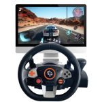 Gaming Racing Wheel PDX627 - 270° Steering Wheel with Pedals and Gear Lever - تصویر 6