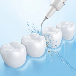 ULTRASONIC Tooth Cleaner, 3×Cleaning Modes, 80ml Capacity - White - تصویر 3