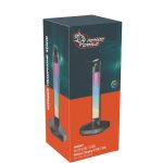 Gaming Headphone Stand PDX527 - RGB Lights, Wireless Charger, Black - تصویر 6