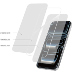 iPhone 18 Pro Max Screen Protector, Ultra Clear & Strong Tempered Glass - Clear - تصویر 2