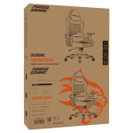 Gaming Chair PDX59B3BKOG - Ergonomic, Adjustable, Black & Orange - تصویر 2