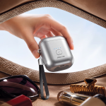 Pocket Bakhour Portable Electric Incense Burner with Nickel Heating - Silver - تصویر 2