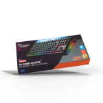 Mechanical Gaming Keyboard PDX220-BSW - 3-in-1 Wired/2.4G/Bluetooth, Blue Switch - تصویر 6
