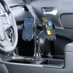 Car Phone Holder Dual Drive - Universal, Black - تصویر 2