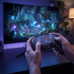 Striker Gaming Controller, 6-Axis Motion Sensor, Compatible with PC, PS5, Android, iOS - Black - تصویر 2