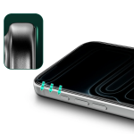 Sir Louis 3D Curved Privacy Screen Protector for iPhone 18 Pro, Anti Fingerprint & Scratch - Black - تصویر 3