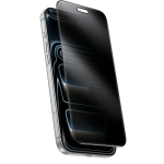 9H Steve Matte Privacy Glass for iPhone 18 Pro - Anti-Peeping, Black - تصویر 3