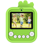 Little Click 2.4" Dual Mode Instant Print Kids Camera, 1080P FHD, 48MP - Green - تصویر 6