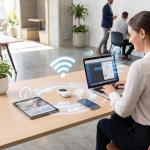 Connect 4G LTE Portable MiFi Router with Wi-Fi 6, 4000mAh Battery, Up to 10 Users - White - تصویر 2
