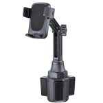 Car Phone Mount GX-72 - Adjustable Cup Holder, Black