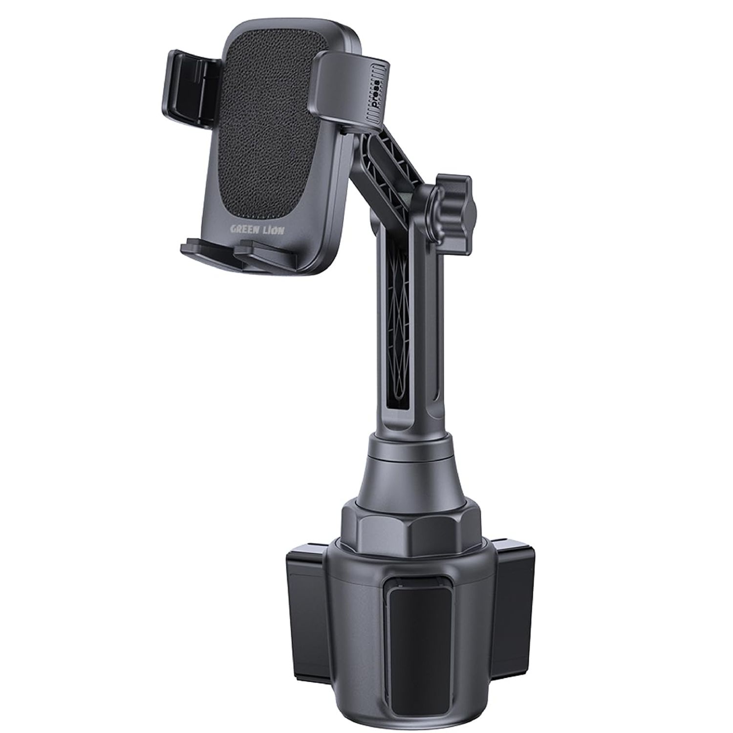 Car Phone Mount GX-72 - Adjustable Cup Holder, Black Car Phone Mount GX-72 - Adjustable Cup Holder, Black - تصویر 1