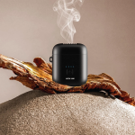 Pocket Bakhour Incense Burner, Rechargeable Electric Incense Burner with Lanyard - Black - تصویر 4
