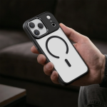 Titan MagSafe iPhone 18/17 Pro Max Case - Metal Buttons, Black - تصویر 2