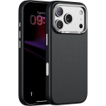 CORTINA MagSafe Case for iPhone 18 Pro Case, Raised Camera Guard, Anti-Scratch, Non-Slip, Metal Buttons - Black