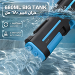 Water Gun GN65DULWGUNBK - Dual Nozzle, Electric & Manual, Black - تصویر 3