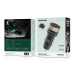 Zinc Alloy Dual Port Car Charger, 60W Total Output (30W PD USB-C + 30W QC USB-A) - Black - تصویر 7