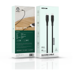USB-C Cable GNSIL1MC2CBK - 60W Silicone, Black - تصویر 3