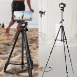 Tripod GTP-200 - Aluminum, Bluetooth V5.0, Black - تصویر 2