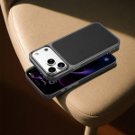 Ultra-Thin MagSafe iPhone 18 Pro/17 Pro Case, Metal Buttons, Anti-Slip Texture - Black - تصویر 2