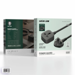 Power Guard Universal Extension Socket, 3-Pin Plug, 3250W Power Output, 5M Cord - Black - تصویر 9