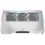 Cooling Pad PDX117 - Aluminum, Multi-Fan, White - تصویر 4