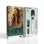 Wireless Microphone GM-97X with Remote - White - تصویر 8