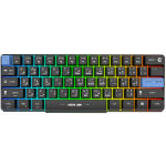 GKM-60 Wired Gaming Keyboard - Rainbow Backlight, Black