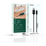USB-A to USB-C Cable GNCER1MA2CBK - 60W Ceramic Shell, Black - تصویر 3