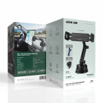 GX-102 Suction Mount Phone & Tablet Holder 4.7-14" 360° Rotation 5kg Load - Black - تصویر 6