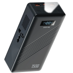 Portable Power Station, 22500mAh Capacity, 150W Output, PD65W Bidirectional Fast Charging - Black