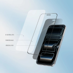3D Silicone Plus Privacy Screen Protector for iPhone 18 Pro - Black - تصویر 2