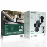 GX-93 Holder with Suction Car Mount, Anti-Shake Solid Arm, Quick Button Release, Anti-Slip Grip - Black - تصویر 7