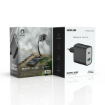 Wall Charger GNS451C1AUKBK - 45W PD, USB-A & USB-C, Black - تصویر 3