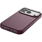 CORTINA MagSafe Case for iPhone 18 Pro Case, Raised Camera Guard, Anti-Scratch, Non-Slip, Metal Buttons - Burgundy - تصویر 5
