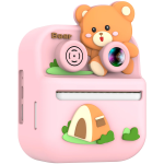 Little Click 2.4" Dual Mode Instant Print Kids Camera, 1080P FHD, 48MP - Pink - تصویر 4