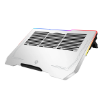 Cooling Pad PDX117 - Aluminum, Multi-Fan, White