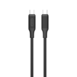 AVS Connect TFT Wall Charger with USB-C To USB-C Cable, PD 45W, GaN Technology, Dynamic Display - Black - تصویر 3