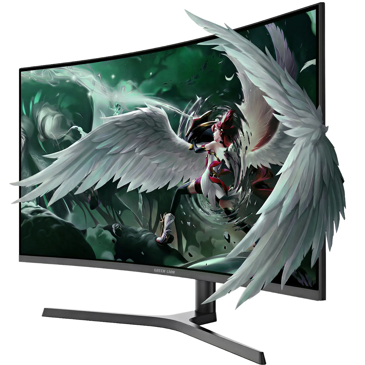 Phantom 32" Curved Gaming Monitor with RGB Lights, 240Hz FHD 1080p, 1800R HVA Panel, NVIDIA G-SYNC & AMD FreeSync Compatible - Black Phantom 32" Curved Gaming Monitor with RGB Lights, 240Hz FHD 1080p, 1800R HVA Panel, NVIDIA G-SYNC & AMD FreeSync Compatible - Black - تصویر 1