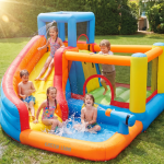 Joy Land Inflatable Bounce House with Water Slide, Trampoline & Ball Pit, 60s Inflation, Blower Included, 3.1x2.8x2.1m - Multicolor - تصویر 9