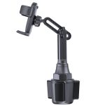 Car Phone Mount GX-72 - Adjustable Cup Holder, Black - تصویر 6
