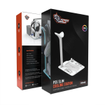 Cooling Station PDX118 - Headphone Stand & Controller Charger, White - تصویر 8