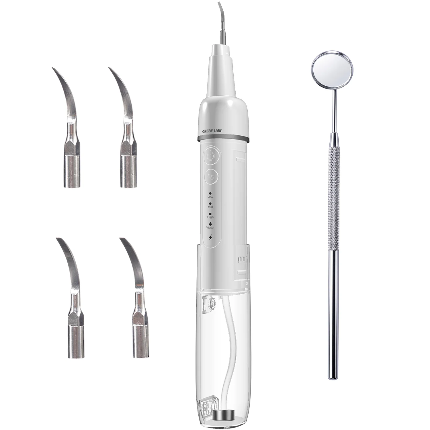 ULTRASONIC Tooth Cleaner, 3×Cleaning Modes, 80ml Capacity - White ULTRASONIC Tooth Cleaner, 3×Cleaning Modes, 80ml Capacity - White - تصویر 1