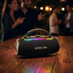 Wave 30 Portable Speaker (30W, 4000mAh) with RGB Lights & TWS Function - Black - تصویر 2