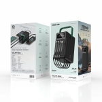 Power Bank GL-PXB7 - 120000mAh Solar, Black - تصویر 4