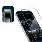 SIR Louis 3D Curved iPhone 18 Pro Screen Protector, Anti Fingerprint & Anti Scratch - Clear - تصویر 3