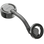 GX-91 MagSafe Suction Car Phone Holder, Dual 360° Rotation, 1.5kg Magnetic Force, One-Hand Operation - Black - تصویر 4